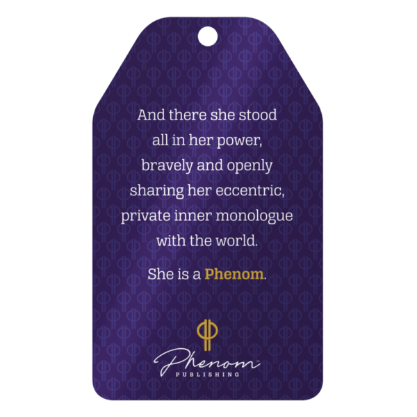 "She is a Phenom" Metal Ornament - Image 3