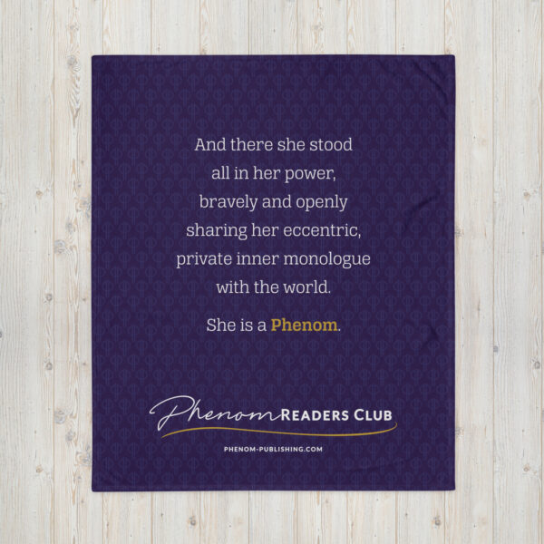 "She Is a Phenom" Throw Blankey